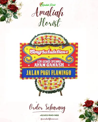 Bunga Papan Congratulation di Maluku